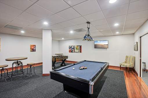 Pool Table at Vista Condominiums, Kansas City, 66103