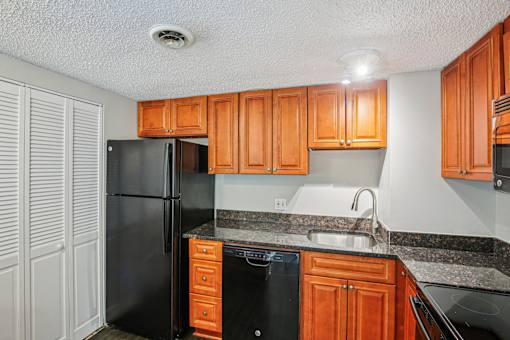 Kitchen at Vista Condominiums, Kansas City, 66103