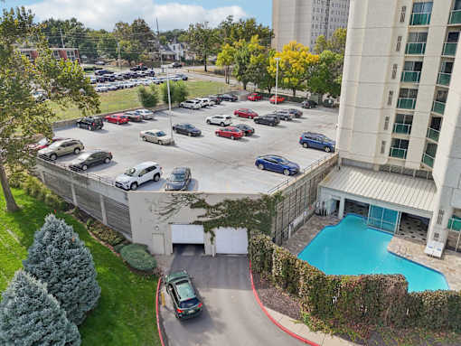 Parking Lot at Vista Condominiums, Kansas City