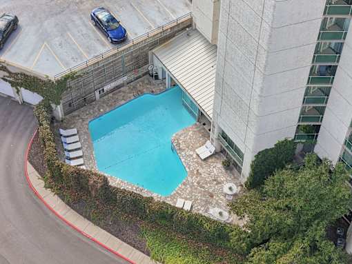 Aerial View of Pool at Vista Condominiums, Kansas City, 66103