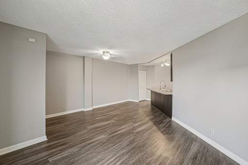 Bright Vacant Room at Vista Condominiums, Kansas City