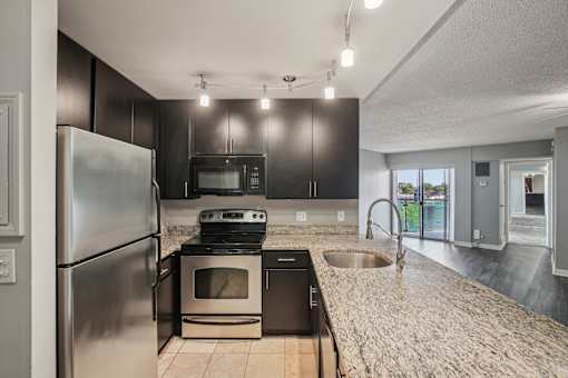 Fully Equipped Kitchen at Vista Condominiums, Kansas, 66103