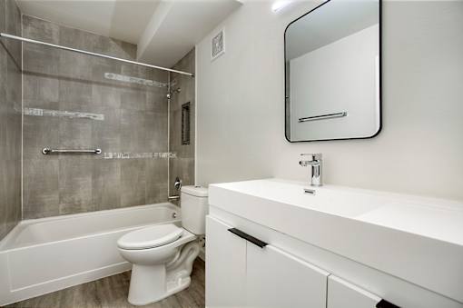 Modern and updated bathroom at Presidio Palms Apartments, Arizona
