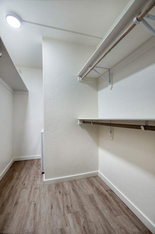 Spacious closet at Presidio Palms Apartments, Tucson, Arizona