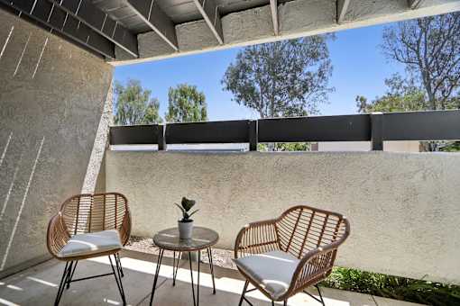 A Patio at The Linden