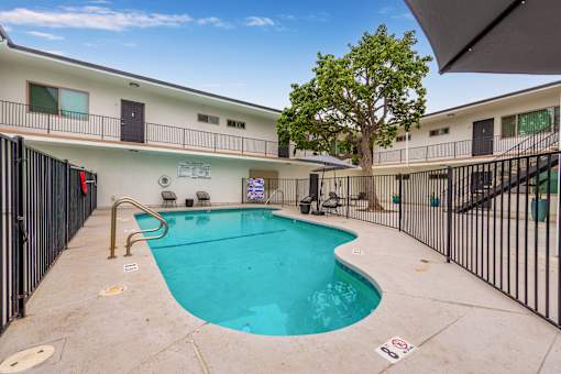 A pool at Riviera