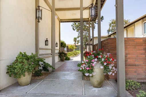 courtyard entrance