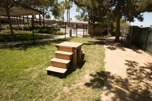 dog park at Villas at the park apartments