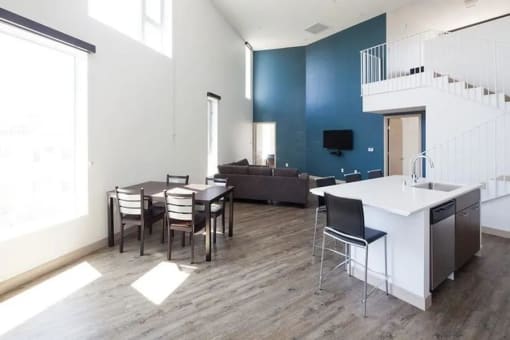 interior dinning room and living room