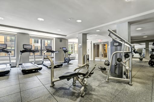 Modern Gym at RiversEdge, Weehawken, NJ
