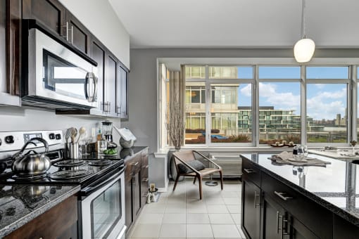 Modern Kitchen at RiversEdge, New Jersey
