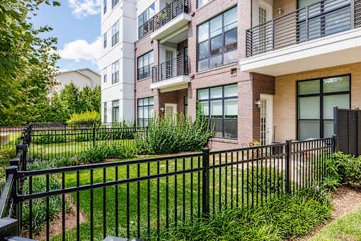 Black fence at The Waverton, New Jersey