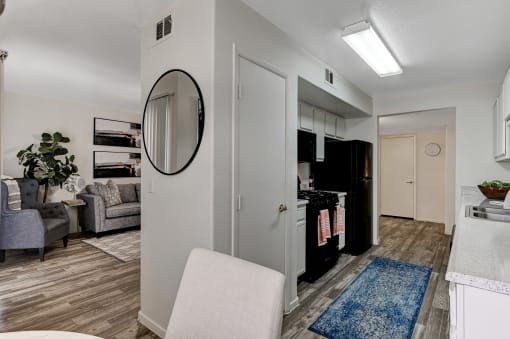 Living Area and Kitchen at The Dresden, Nevada, 89122