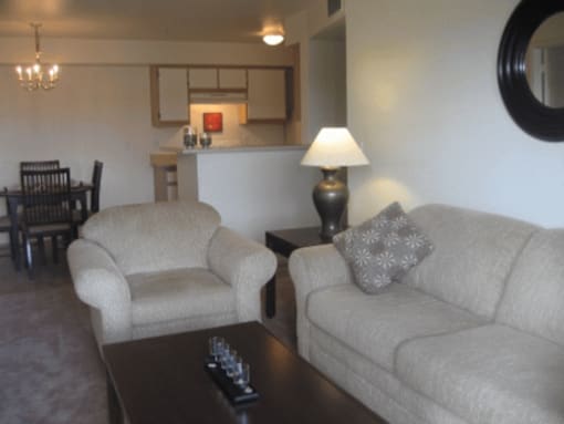Living Room at Boulder Creek Apartments, Nevada  
