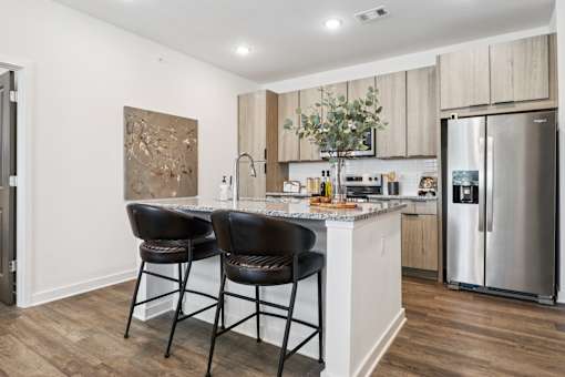 Island Kitchen at The Liliana Apartment Homes, Pooler Georgia