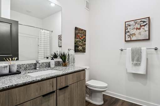 White Bathroom at The Liliana Apartment Homes, Pooler, 31322