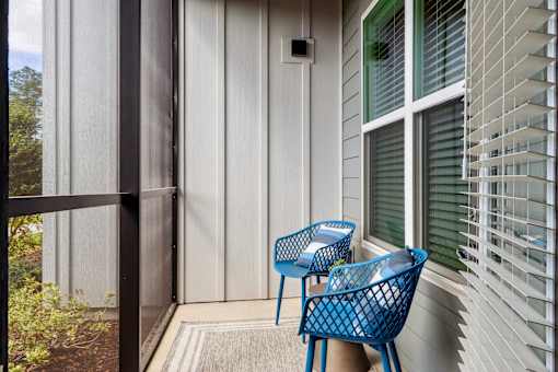 Patio Area at The Liliana Apartment Homes, Pooler Georgia