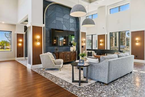 Clubroom With TVat The Liliana Apartment Homes, Pooler, 31322