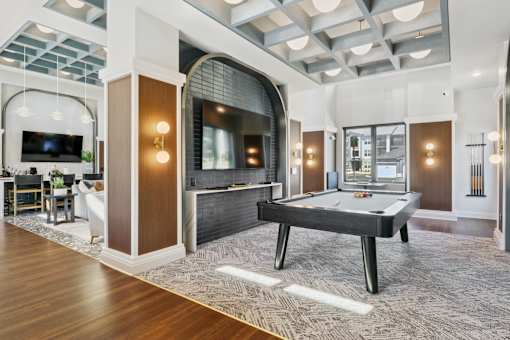 Billiards Table at The Liliana Apartment Homes, Georgia