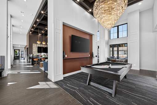Society Clubhouse at The Landing at Lemay Apartments, Colorado