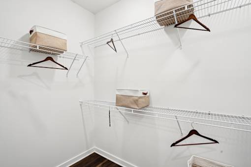 Closet at The Pullman Luxury Apartments, Georgia, 30349