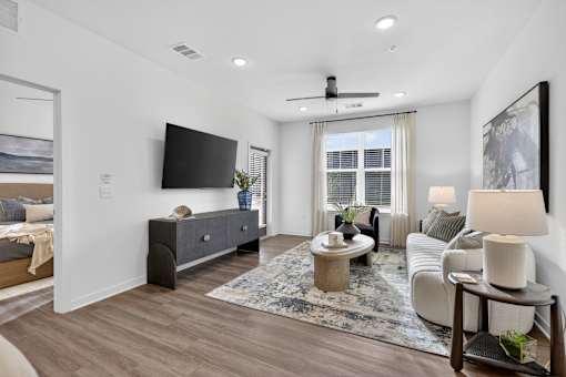 Spacious Living Room at Switch Luxury Apartments, Colorado