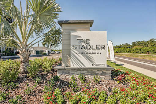 Property Sign board at The Stadler Luxury Apartments, Bradenton