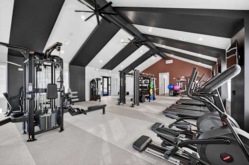 Exercise Room at The Landing at Lemay Apartments, Fort Collins, CO