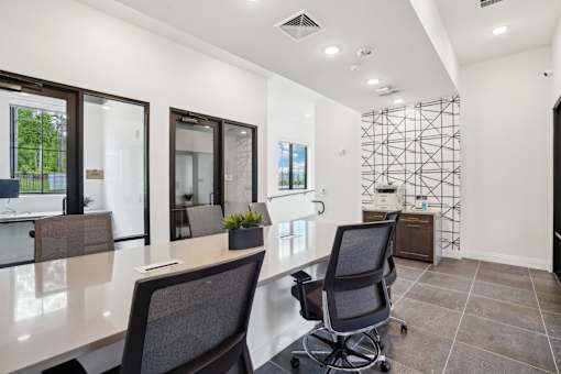 Conference Room at The Pullman Luxury Apartments, Georgia, 30349