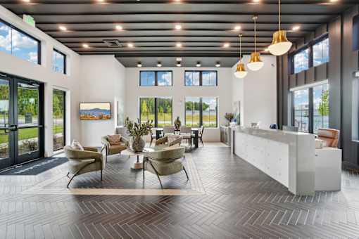 Resident Lounge at The Pullman Luxury Apartments, Atlanta, 30349