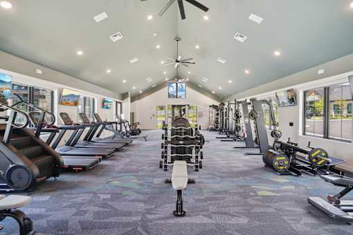 Gym at The Pullman Luxury Apartments, Atlanta, 30349