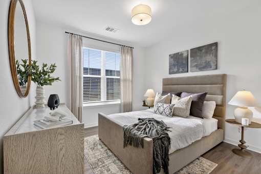 Primary Bedroom at Switch Luxury Apartments, Colorado Springs, CO, 80921