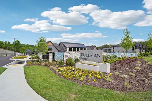Property Signage at The Pullman Luxury Apartments, Atlanta