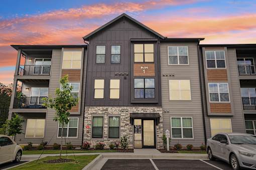 Exterior at The Pullman Luxury Apartments, Atlanta, GA, 30349