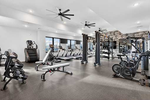 Spacious Gym at Switch Luxury Apartments, Colorado Springs