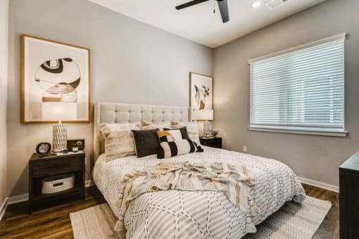 Bedroom With Expansive Windows at Grandstone at Sunrise, Peoria, 85383