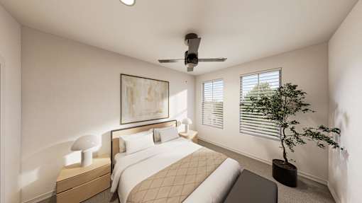 Primary Bedroom at Heritage on Hover Apartments, Colorado