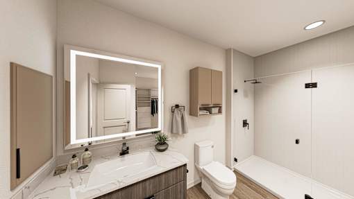 Bathroom at Heritage on Hover Apartments, Colorado