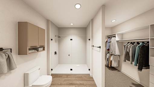 Full Bathroom at Heritage on Hover Apartments, Longmont