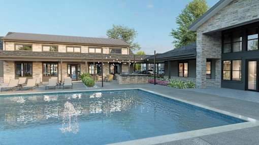 Sparkling Pool at The Liliana Apartment Homes, Georgia