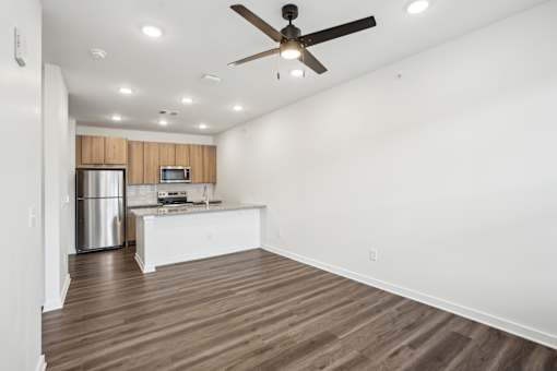 Open Concept Kitchen at The Pullman Luxury Apartments, Atlanta, GA