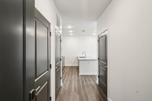 Long Hallway at The Pullman Luxury Apartments, Atlanta, 30349