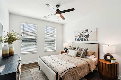 Spacious Bedroom at The Pullman Luxury Apartments, Georgia, 30349
