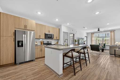 Open Kitchen at Refinery at Pointe17 Apartments, Phoenix, AZ, 85085