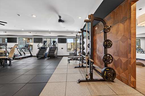 Gym at Refinery at Pointe17 Apartments, Phoenix, Arizona