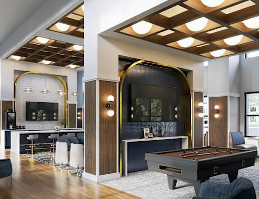 Billiards Table at The Liliana Apartment Homes, Pooler, GA 31322