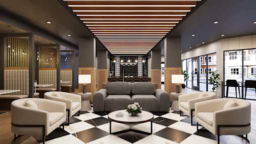 Clubhouse at The Union Flats at Fishers District, Fishers, IN, 46037