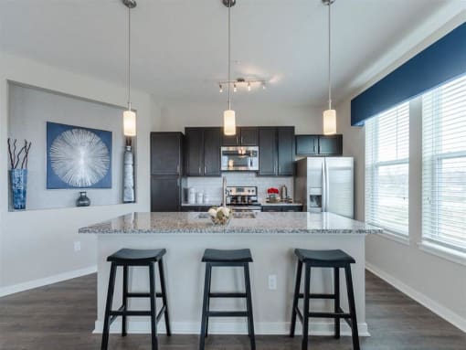 Island Kitchen at Watermark on Twenty Mile, Parker