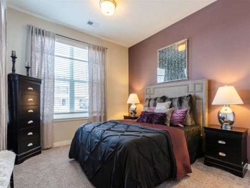 Spacious Bedroom With Comfortable Bed at Watermark on Twenty Mile, Parker