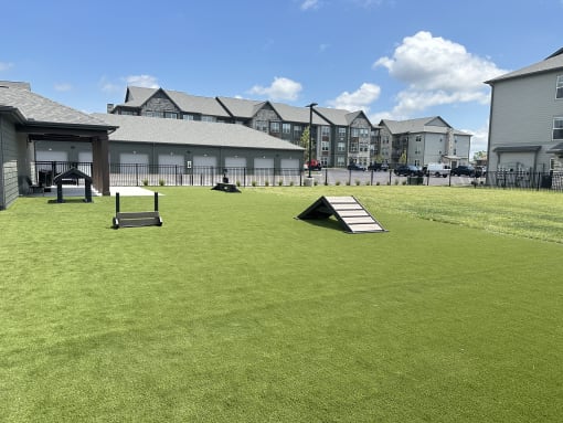 a large lawn with a ramp in the middle of it at The Depot Raymore, MO 64083
